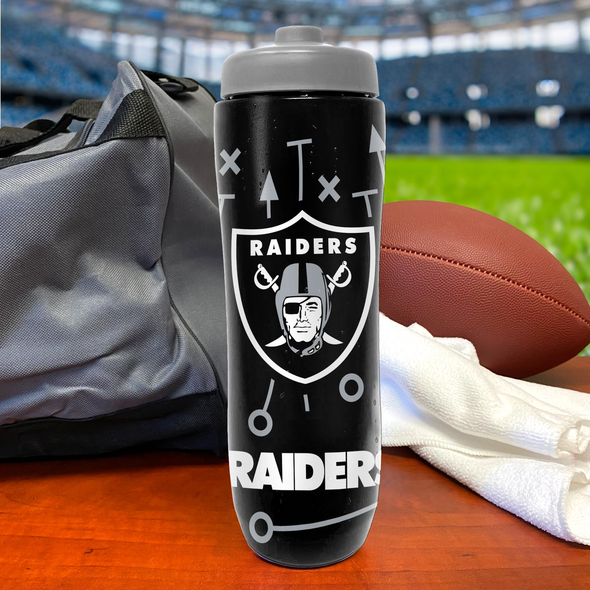 Las Vegas Raiders Squeezy Water Bottle