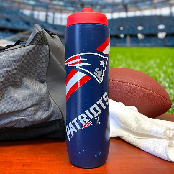 New England Patriots Squeezy Water Bottle
