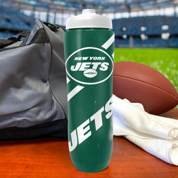 New York Jets Squeezy Water Bottle