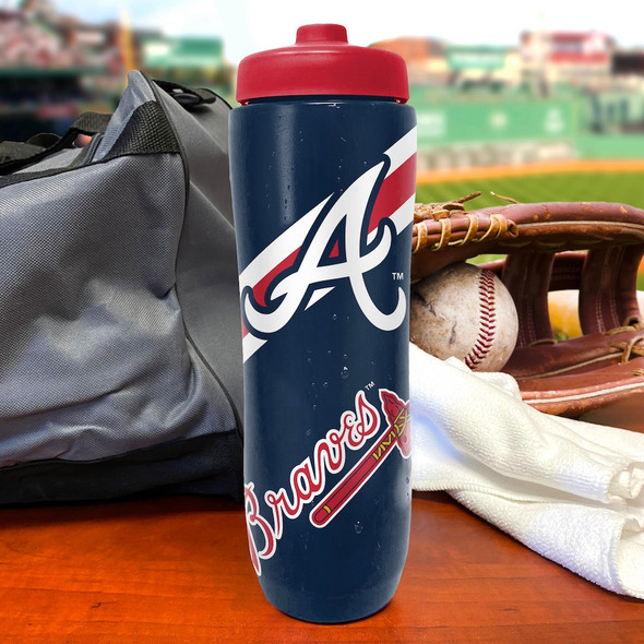 Atlanta Braves Squeezy Water Bottle