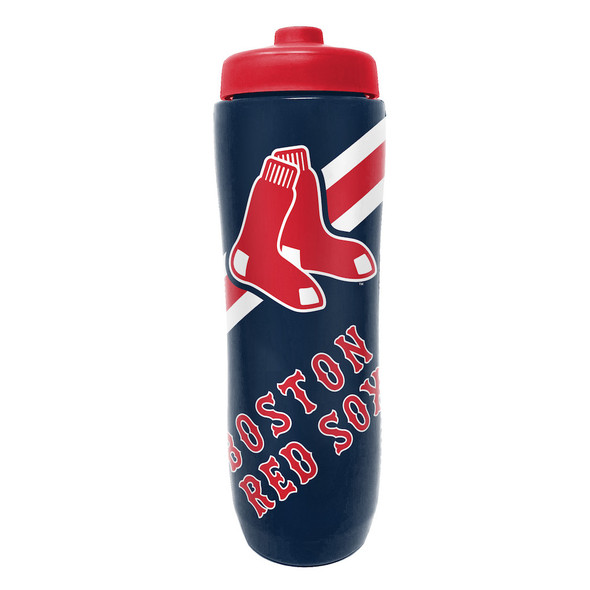 Boston Red Sox Squeezy Water Bottle Sports Drink Bottle Fan Gear