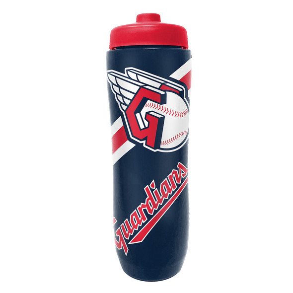 Cleveland Guardians Squeezy Water Bottle Sports Drink Bottle Fan Gear