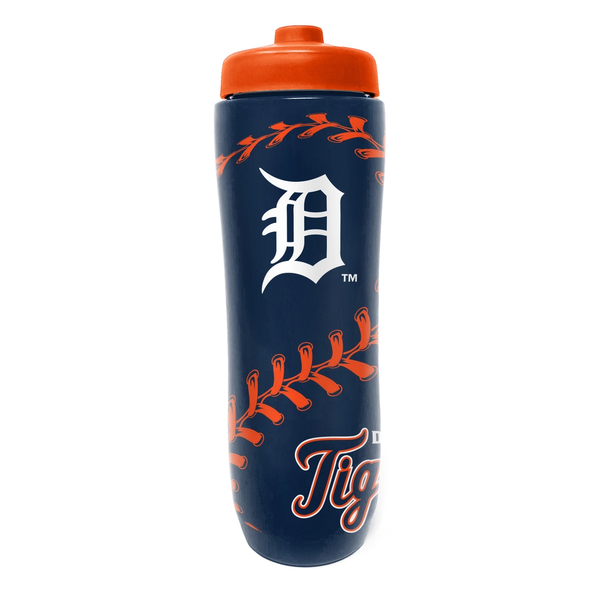 Detroit Tigers Squeezy Water Bottle Sports Drink Bottle Fan Gear