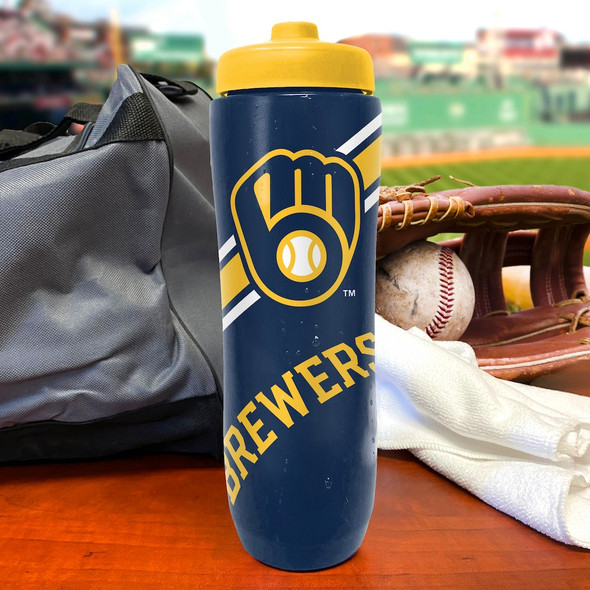 Milwaukee Brewers Squeezy Water Bottle
