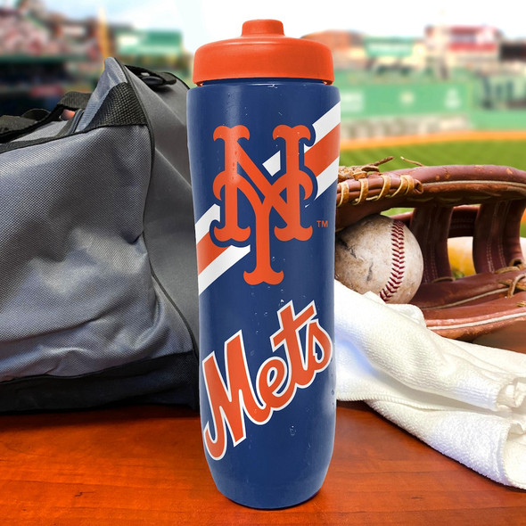 New York Mets Squeezy Water Bottle