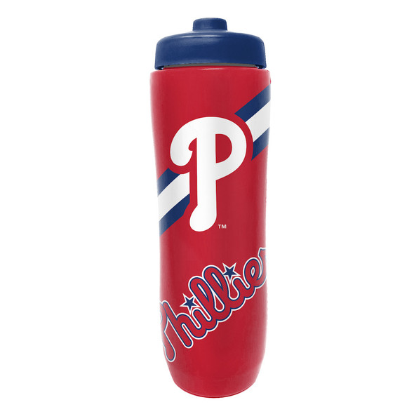 Philadelphia Phillies Squeezy Water Bottle Sports Drink Bottle Fan Gear
