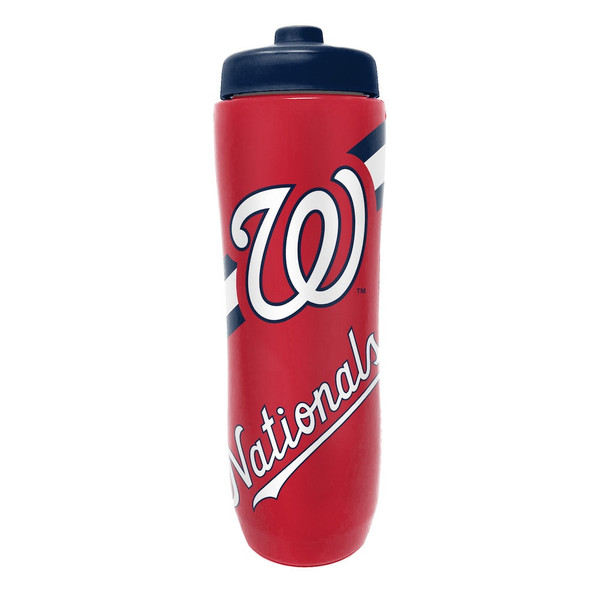 Washington Nationals Squeezy Water Bottle Sports Drink Bottle Fan Gear