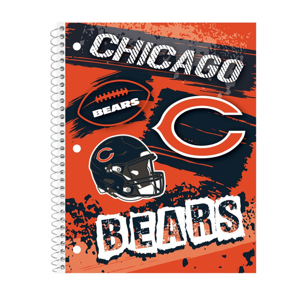 Chicago Bears Spiral Notebook NFL School Office Writing Journal