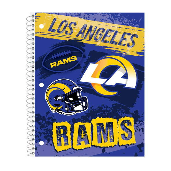 Los Angeles Rams Spiral Notebook NFL School Office Writing Journal