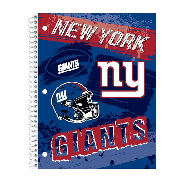 New York Giants Spiral Notebook NFL School Office Writing Journal