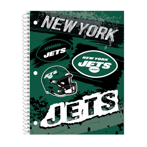 New York Jets Spiral Notebook NFL School Office Writing Journal