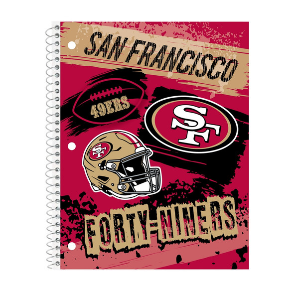 San Francisco 49ers Spiral Notebook NFL School Office Writing Journal