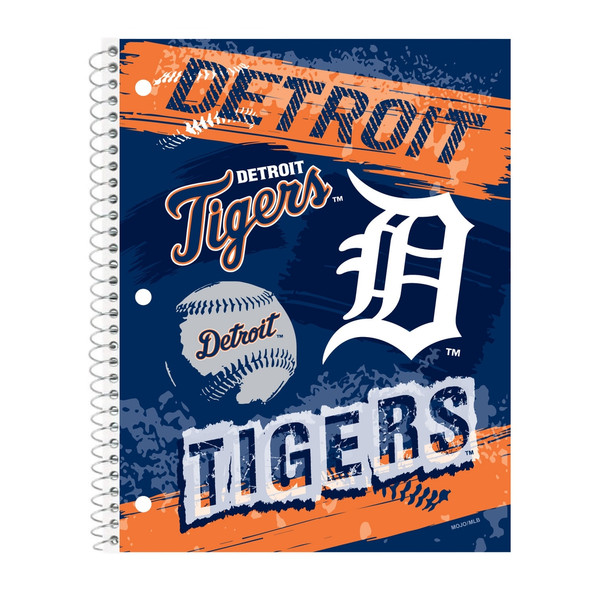 Detroit Tigers Spiral Notebook MLB School Office Writing Journal