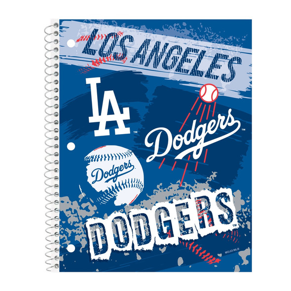 Los Angeles Dodgers Spiral Notebook MLB School Office Writing Journal