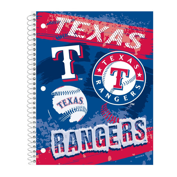 Texas Rangers Spiral Notebook MLB School Office Writing Journal