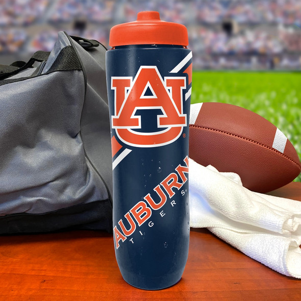 Auburn Tigers Squeezy Water Bottle