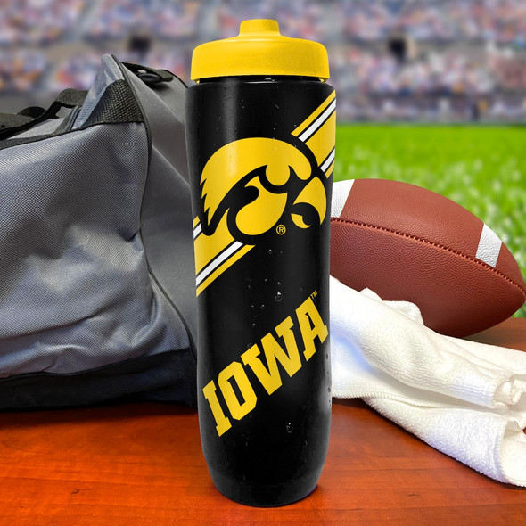 Iowa Hawkeyes Squeezy Water Bottle