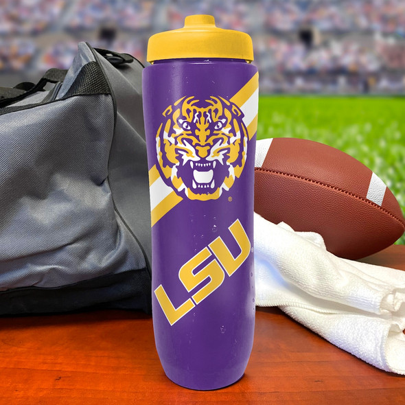 LSU Tigers Squeezy Water Bottle
