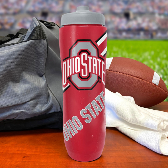 Ohio State Buckeyes Squeezy Water Bottle Sports Drink Bottle Fan Gear