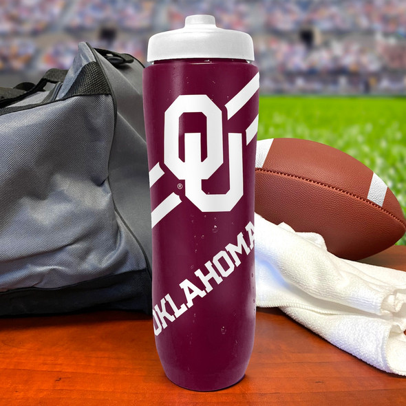 Oklahoma Sooners Squeezy Water Bottle Sports Drink Bottle Fan Gear