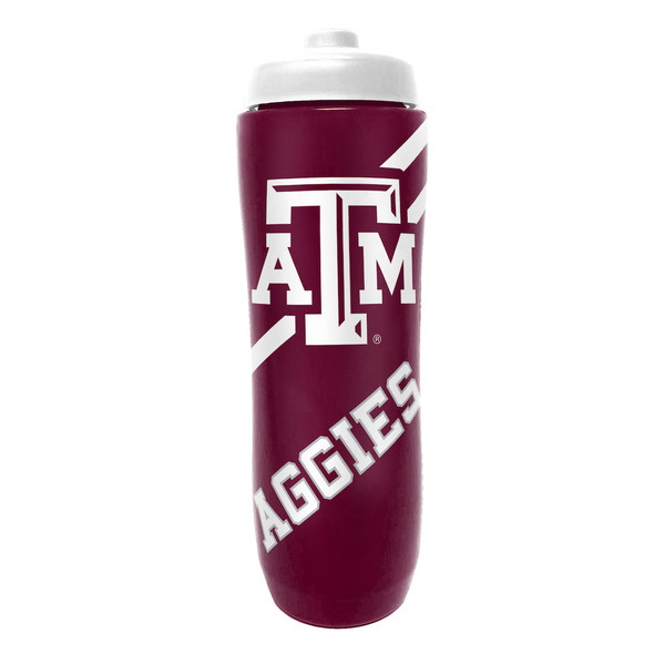 Texas A&M Aggies Squeezy Water Bottle Sports Drink Bottle Fan Gear