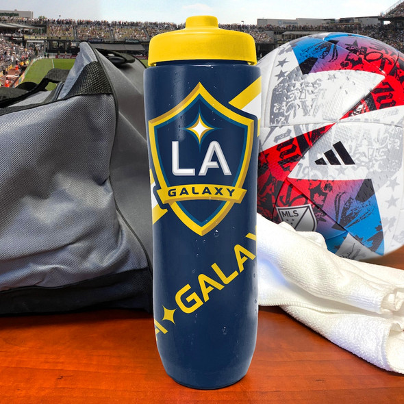 LA Galaxy Squeezy Water Bottle