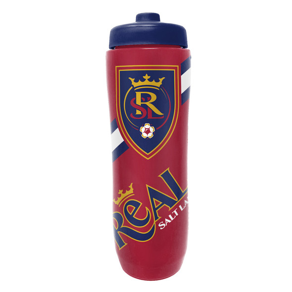 Real Salt Lake Squeezy Water Bottle Sports Drink Bottle Fan Gear