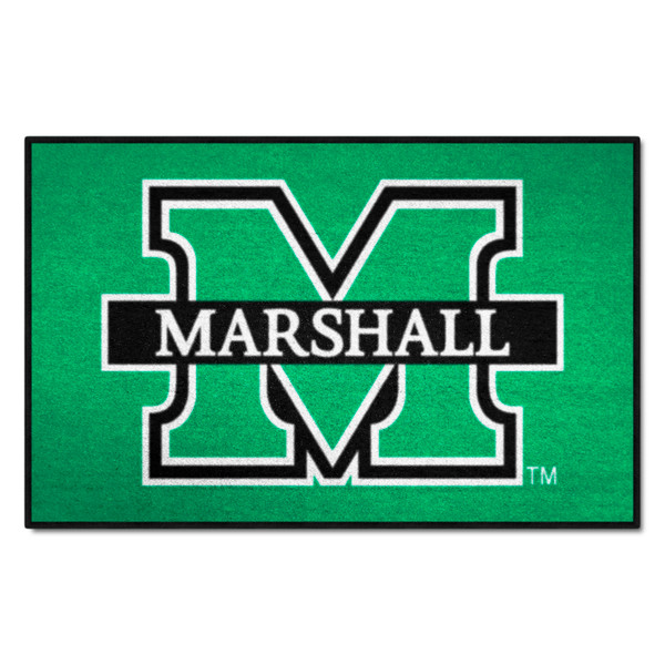 Marshall University - Marshall Thundering Herd Starter Mat M Marshall Alternate Logo Green