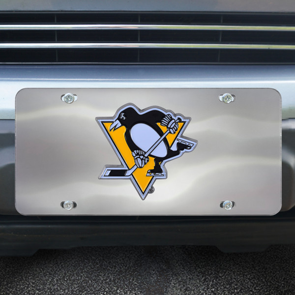 NHL - Pittsburgh Penguins Diecast License Plate 12"x6"