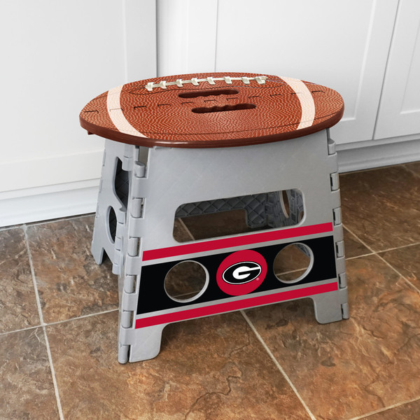 University of Georgia Folding Step Stool   14"x13"