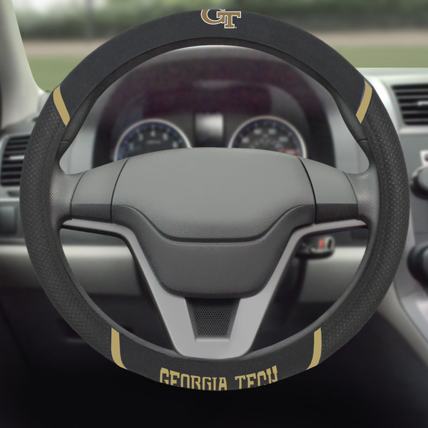 Georgia Tech Steering Wheel Cover 15"x15"