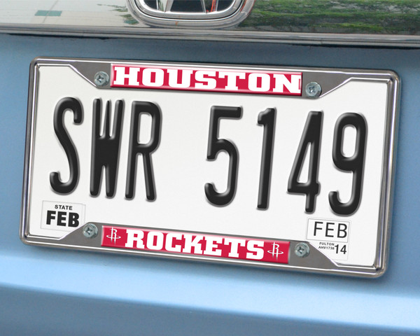 NBA - Houston Rockets License Plate Frame 6.25"x12.25"