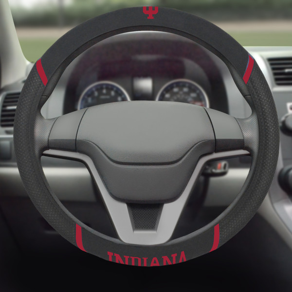Indiana University Steering Wheel Cover 15"x15"