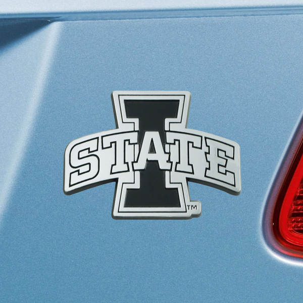 Iowa State University Chrome Emblem 3"x3.2"