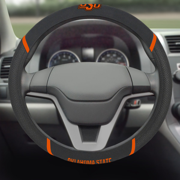 Oklahoma State University Steering Wheel Cover 15"x15"