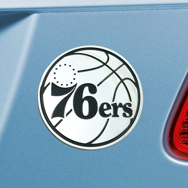 NBA - Philadelphia 76ers Chrome Emblem 3"x3.2"