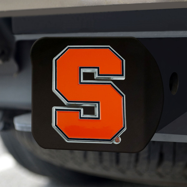 Syracuse University Hitch Cover - Color on Black 3.4"x4"