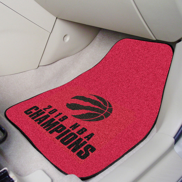 NBA - Toronto Raptors 2019 NBA Finals Champions 2-pc Carpet Car Mat Set