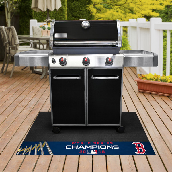 Boston Red Sox 2018 World Series Champions Grill Mat 26"x42"