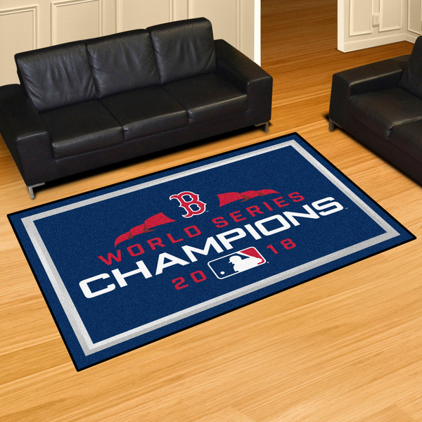 Boston Red Sox 2018 World Series Champions 5x8 Rug