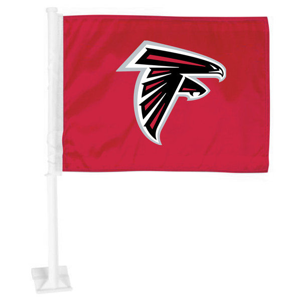 Atlanta Falcons Car Flag Falcon Primary Logo Red