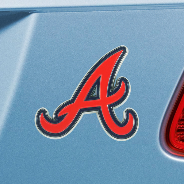 MLB - Atlanta Braves Color Emblem  3"x3.2"