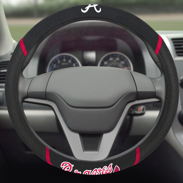 MLB - Atlanta Braves Steering Wheel Cover 15"x15"