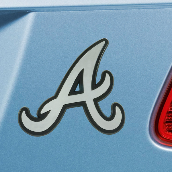 MLB - Atlanta Braves Chrome Emblem 3"x3.2"