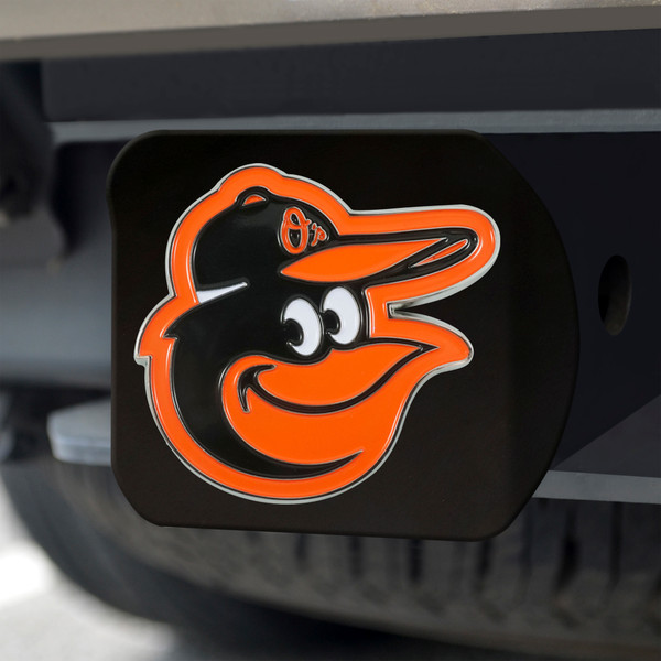 MLB - Baltimore Orioles Color Hitch - Black 3.4"x4"