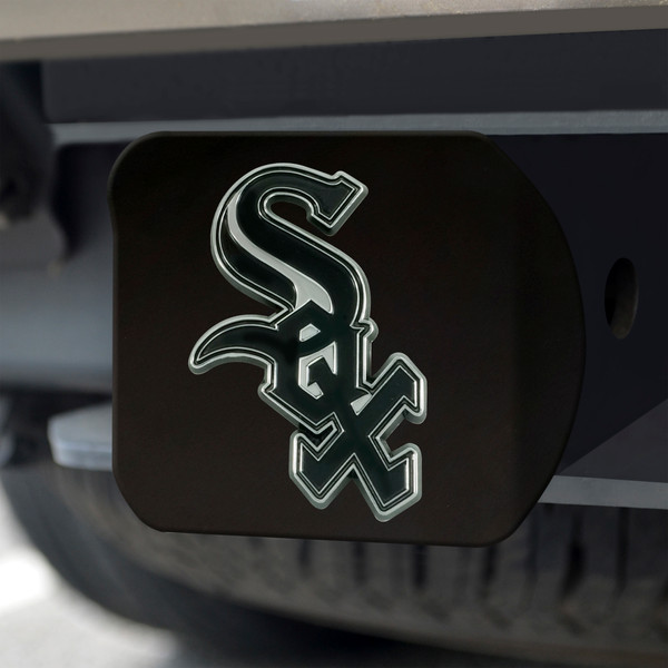 MLB - Chicago White Sox Hitch Cover - Black 3.4"x4"