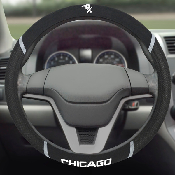 MLB - Chicago White Sox Steering Wheel Cover 15"x15"