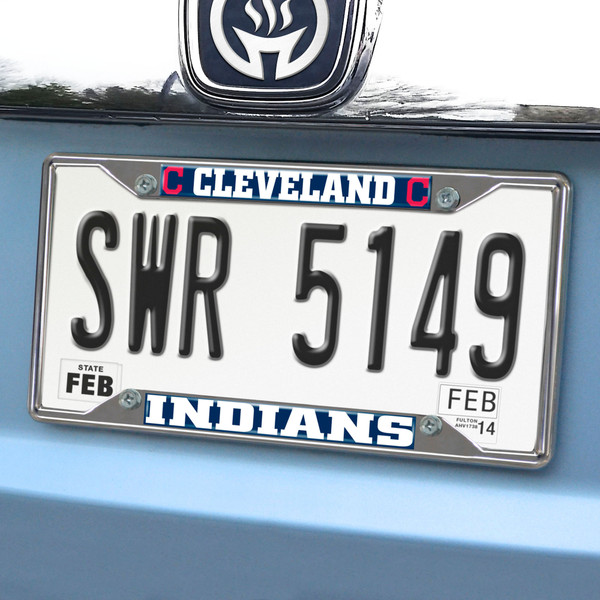 MLB - Cleveland Indians License Plate Frame 6.25"x12.25"