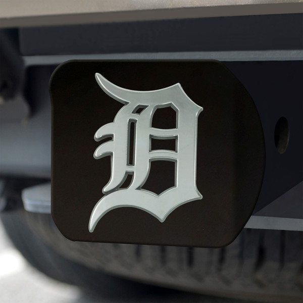 MLB - Detroit Tigers Hitch Cover - Black 3.4"x4"