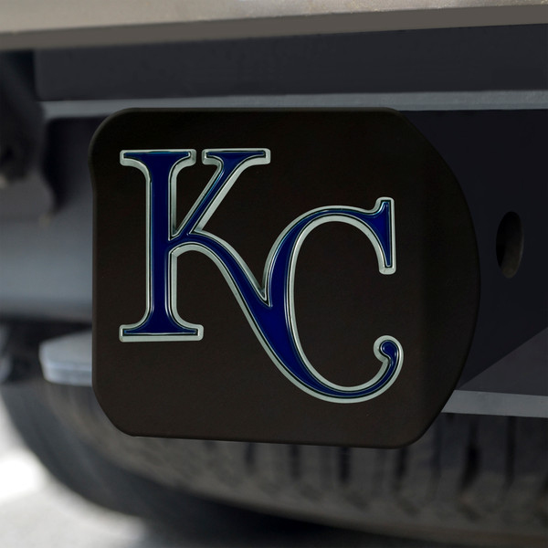 MLB - Kansas City Royals Color Hitch - Black 3.4"x4"